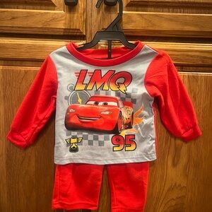 Disney Red Lightning McQueen Fleece Pajama Set